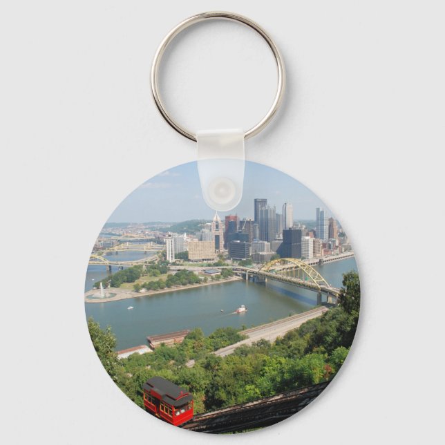 Pittsburgh vom Mt Washington Schlüsselanhänger (Vorderseite)