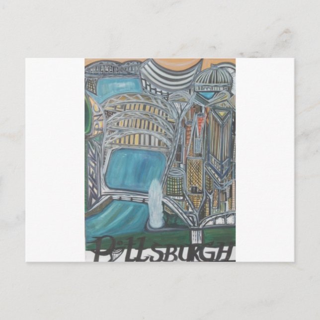 Pittsburgh Wc Postkarte (Vorderseite)