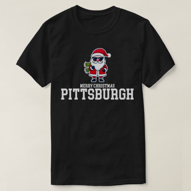 Pittsburgh Xmas T-Shirt (Design vorne)