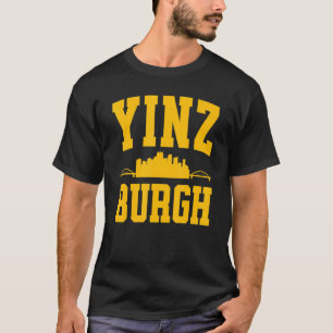 Pittsburgh Yinz Yinzer Stahlstadt Stadtbild 412 Zu T-Shirt