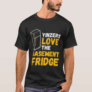 Pittsburgh Yinzers Liebe Der Baset-Kühlschrank T-Shirt