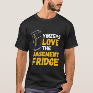 Pittsburgh Yinzers lieben den Baset-Kühlschrank T-Shirt
