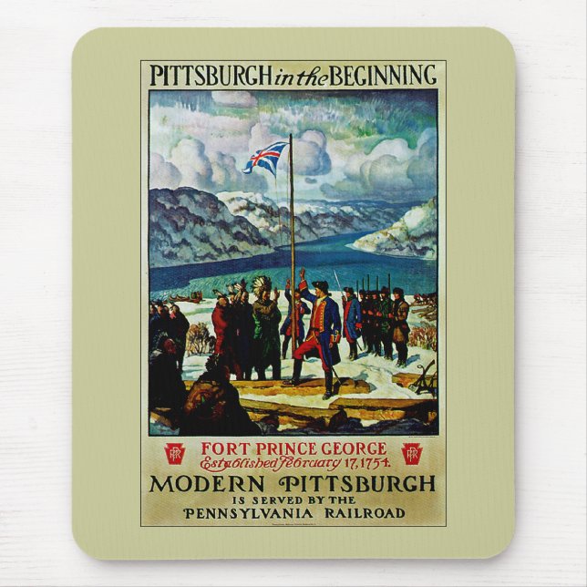 Pittsburgh zu Beginn Mousepad (Vorne)