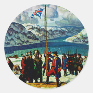 Pittsburgh zu Beginn Runder Aufkleber