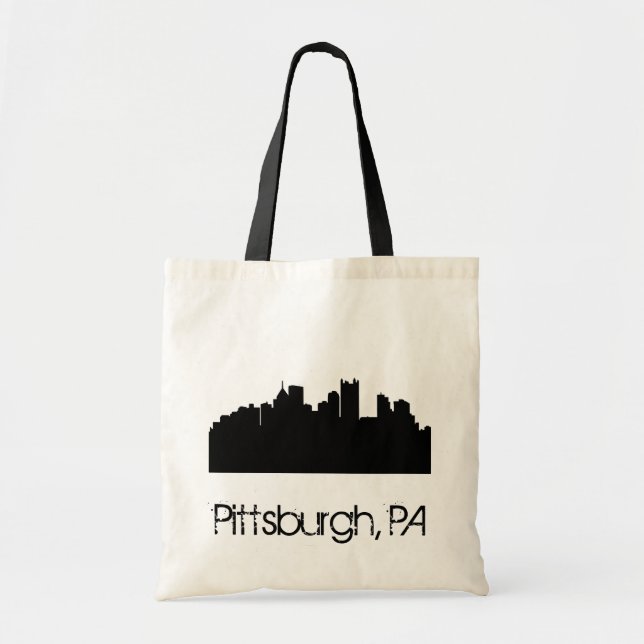 Pittsburghskyline-Tasche Tragetasche (Vorne)