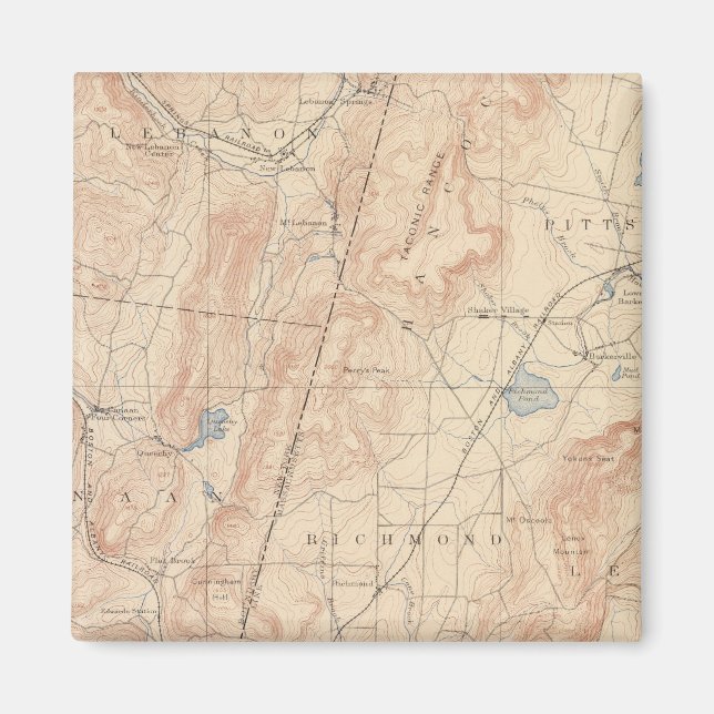 Pittsfield, Massachusetts Magnet (Vorne)