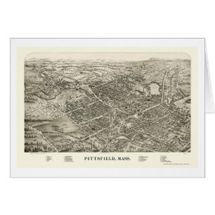 Pittsfield, panoramische Karte MAs - 1899
