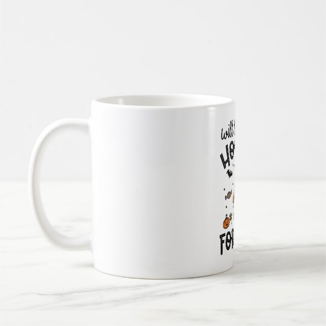 Pitull Dog Halloween Ghost Spooky Kaffeetasse (Links)