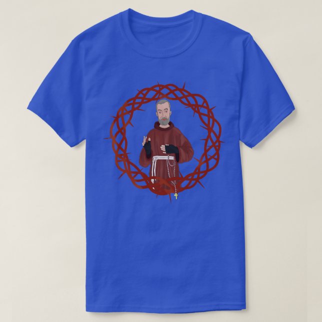 Pius di Pietrelcina Padre Pio 3 T-Shirt (Design vorne)