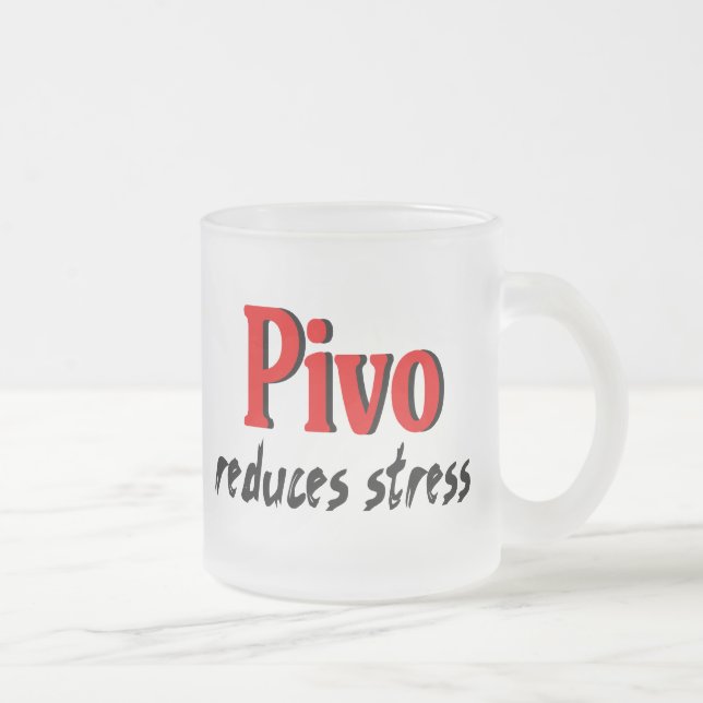 Pivo verringert Druck Mattglastasse (Rechts)