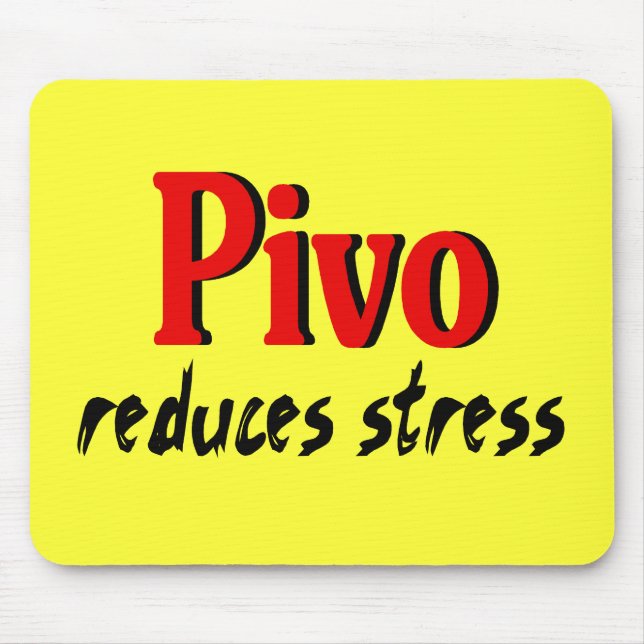 Pivo verringert Druck Mousepad (Vorne)
