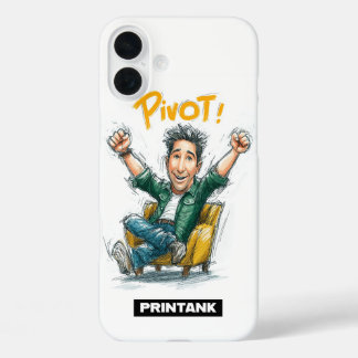 Pivot Cartoon iPhone 16/15 Hülle｜Geschenk für Widd 16 Plus Hülle