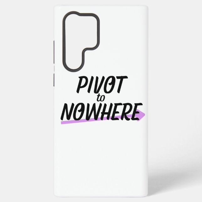 Pivot in die Leere | Robust  Samsung Galaxy Hülle (Rückseite)