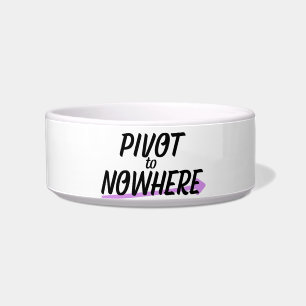 Pivot to Nowhere   Moderne Keramik-Tierschüssel Napf