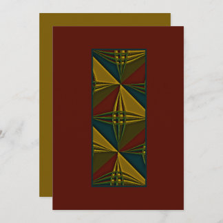 "Pivotal & Colorful" (Personalize) Flat Note Card Mitteilungskarte