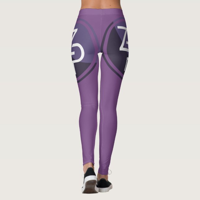 PIVX zPIV Leggings lila (Rückseite)