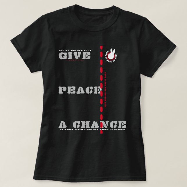 PIWWNEED GIVE FACE A CHANCE (PIWWN) b T-Shirt (Design vorne)
