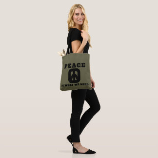 PIWWNEED TOTE PEACE (IWWN) Schultertasche