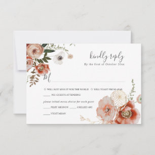 Pix Dezines Autumn Blume Marsala UAWG Einladung