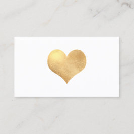 Pix Dezines Big Heart in Imitaten Gold/DIY Hinterg Visitenkarte