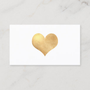 Pix Dezines Big Heart in Imitaten Gold/DIY Hinterg Visitenkarte