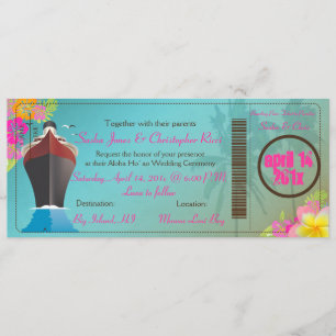 Pix Dezines Boarding Pass/Liebe Schiff+Zwillingspa Einladung