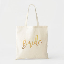 Pix Dezines Bride/Imitats Gold Script Tragetasche