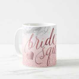 Pix Dezines Bride Squad/Imitats Rose Goldenes Skri Kaffeetasse