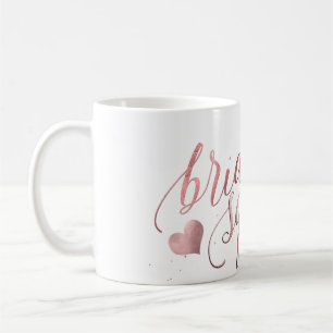 Pix Dezines Bride Squad/Imitats Rose Goldenes Skri Kaffeetasse