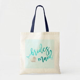 Pix Dezines Bridesmaid/Imitats Foil/Aqua Tragetasche