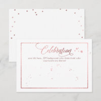 Pix Dezines Celebration, Dazzled/Imitate Rose Gold