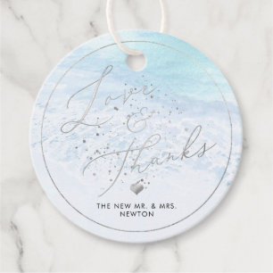 Pix Dezines Crystal Blue Shoreline, Strand Vielen Geschenkanhänger