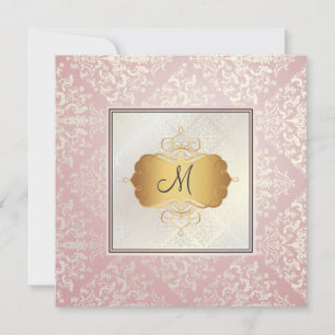 Pix Dezines Étienne Damask Einladung