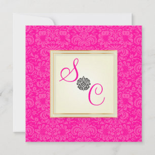 Pix Dezines Fidora Vintag Damaskus Einladung