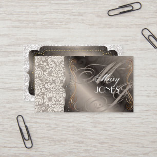 Pix Dezines Fidora Vintag Damaskus Visitenkarte