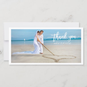 Pix Dezines Hochzeit Foto Vielen Dank Dankeskarte