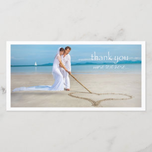 Pix Dezines Hochzeit Foto Vielen Dank Dankeskarte