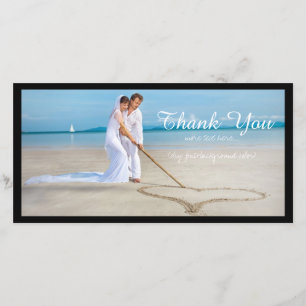 Pix Dezines Hochzeit Foto Vielen Dank Dankeskarte