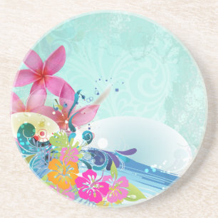 Pix Dezines hula Wellen Getränkeuntersetzer