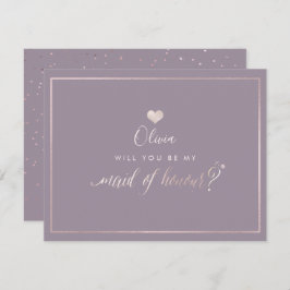 Pix Dezines Iridescent Blush Pink, Trauzeugin Einladung