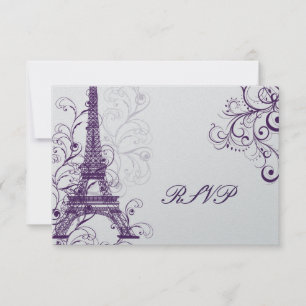 Pix Dezines la Tour eiffel/paris RSVP Karte