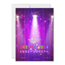 Pix Dezines Laser / Neon Lights Bat Mitzvah