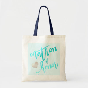 Pix Dezines Matron of Honor/Imitats Foil Script/Aq Tragetasche