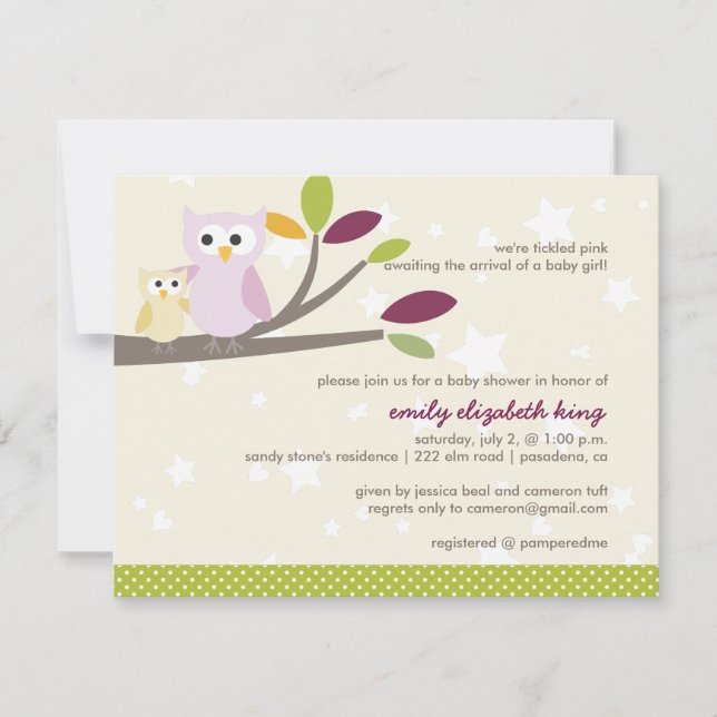 Pix Dezines Mommy+baby für eine Babydusche Einladung (Vorderseite)