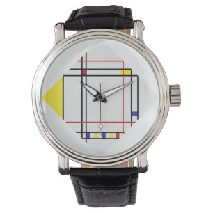 Pix Dezines Mondrian Art Armbanduhr