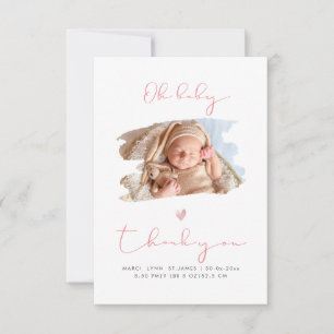 Pix Dezines Oh Baby Dusche Danke + Ankündigung