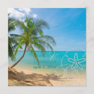 Pix Dezines Paradise/Tropical Island Einladung