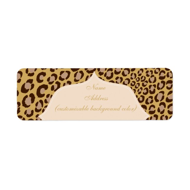 Pix Dezines Safari, braun + braun, Leopard (Vorne)