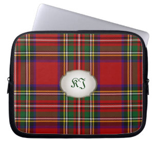Pix Dezines Stewart Tartan Laptopschutzhülle