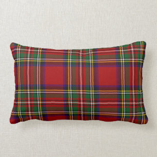 Pix Dezines Stewart Tartan Lendenkissen